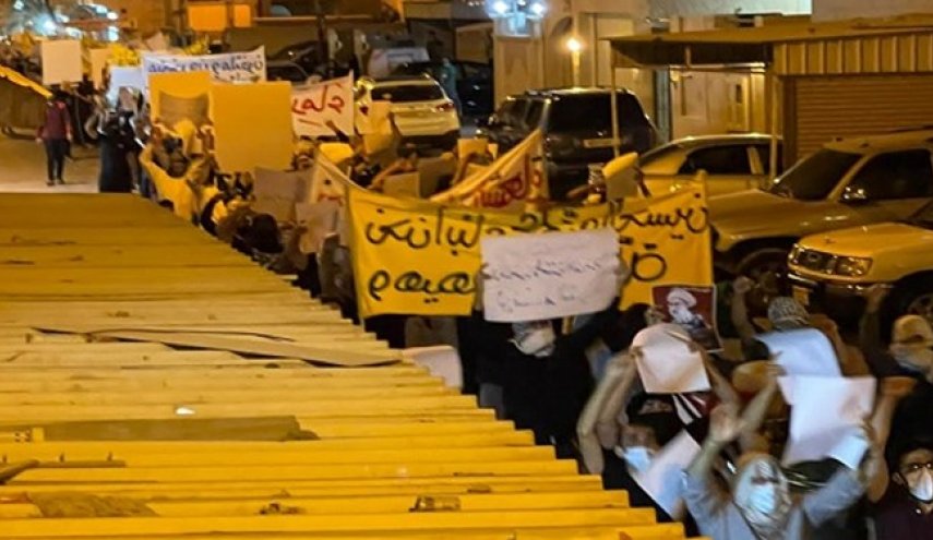 راهپیمایی صدها بحرینی در اعلام همبستگی با آیت الله عیسی قاسم  
