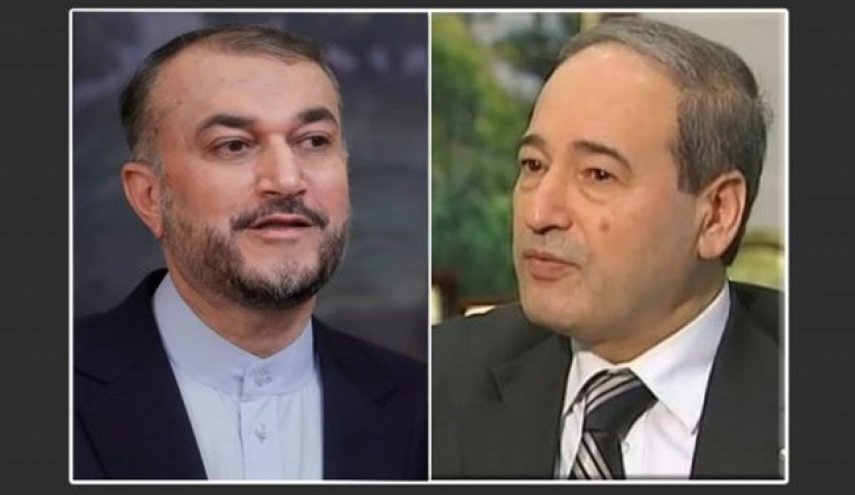 تاکید بر تقویت همکاری‌ها در گفت‌وگوی بین وزیران خارجه ایران و سوریه