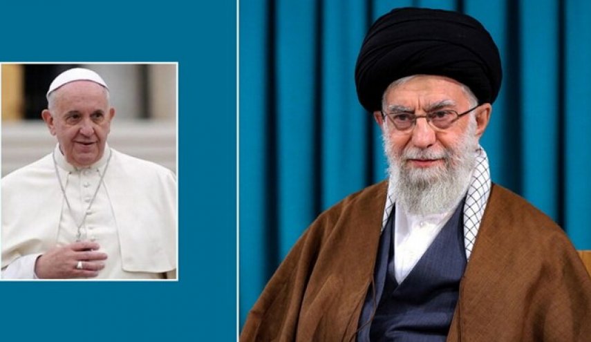 پاپ فرانسیس: مطالبی که رهبر انقلاب اسلامی می‌گویند را قبول داریم