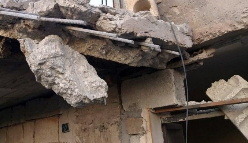 أضرار مادية جراء اعتداءات إرهابية بالقذائف على قرية البركة بريف حماة