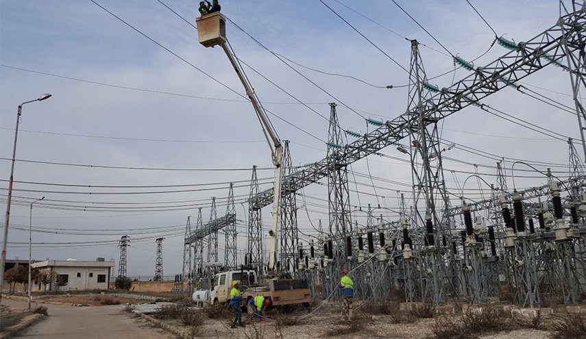 محطة كهرباء تل تمر بريف الحسكة تخرج من الخدمة جراء اعتداءات المرتزقة