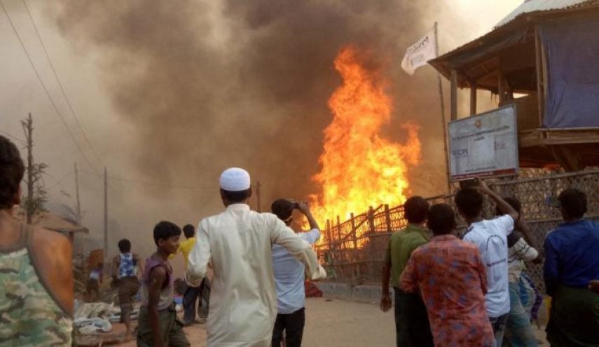 مصرع 34 شخصا في حريق بمخزن للمستوعبات في بنغلادش

