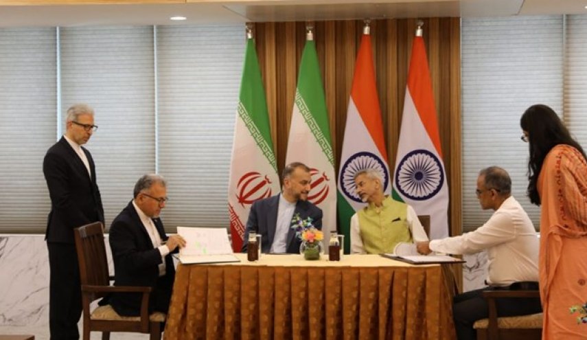 امضای موافقتنامه معاضدت قضایی در امور مدنی و تجاری بین ایران و هند
