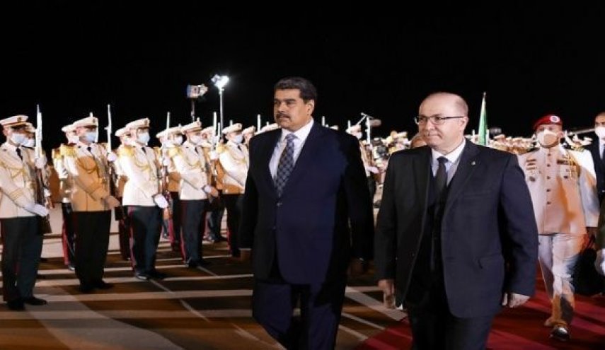 رئیس‌جمهوری ونزوئلا پس از ترکیه، وارد الجزایر شد