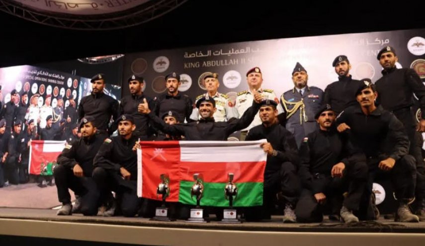 وحدة العمليات الخاصة بشرطة عمان السلطانية الثانية في مسابقة المحارب الدولية