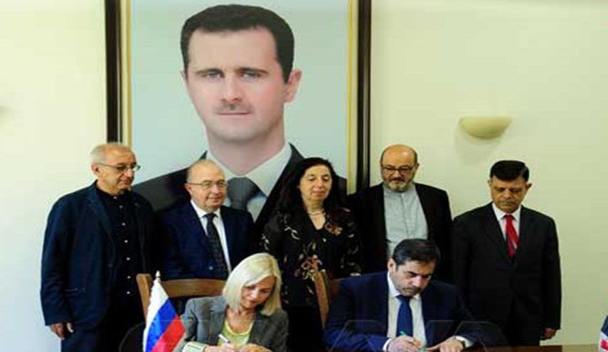 توقيع اتفاقية تعاون علمي بين جامعة دمشق ومعهد روسي