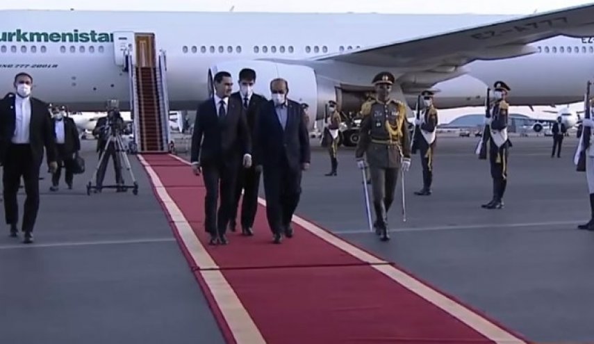 رئیس‌جمهور ترکمنستان وارد ایران شد
