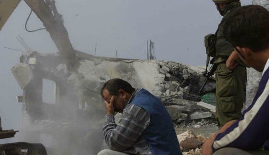 رژیم صهیونیستی خانه یک فلسطینی را در قدس اشغالی تخریب کرد