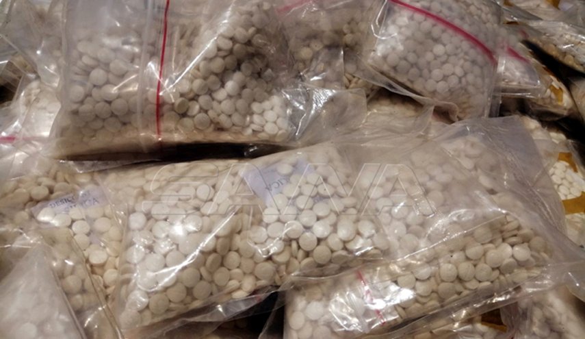 السلطات السورية تضبط كمية من الكبتاغون المخدر معدة للتهريب إلى الأردن