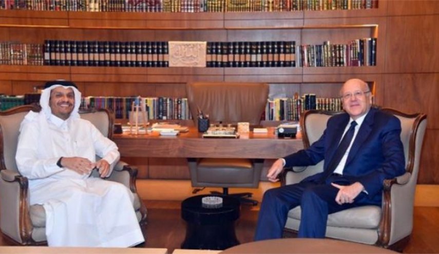 قدردانی نخست وزیر لبنان از کمک‌های قطر