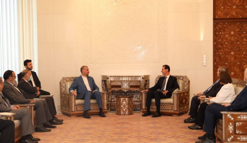 تفاصيل لقاء وزير الخارجية الإيراني بالرئيس الأسد في دمشق