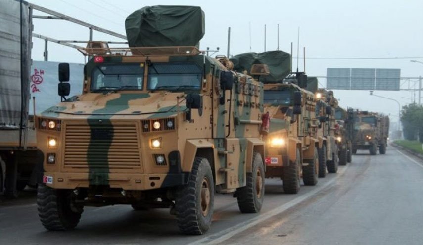 أرتال عسكرية تركية جديدة تدخل شمال حلب في سوريا
