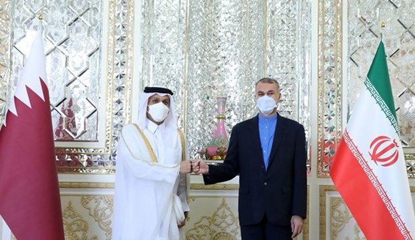 نشست خبری وزیر خارجه ایران و قطر / تکذیب ادعای آمریکا در باره مطالبه فرابرجامی از سوی تهران