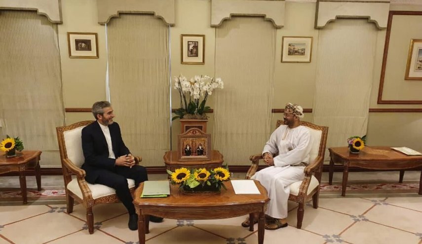 باقري يبحث مع وزير الخارجية العماني التطورات الاقليمية والدولية