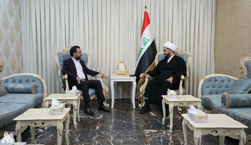 الخزعلي والحلبوسي يبحثان معوقات العملية السياسية في العراق