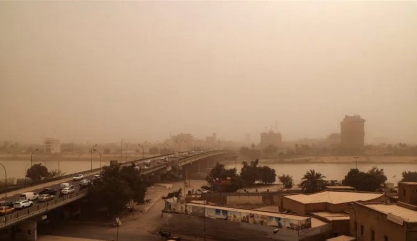  بدء تصاعد الغبار في سماء العاصمة بغداد