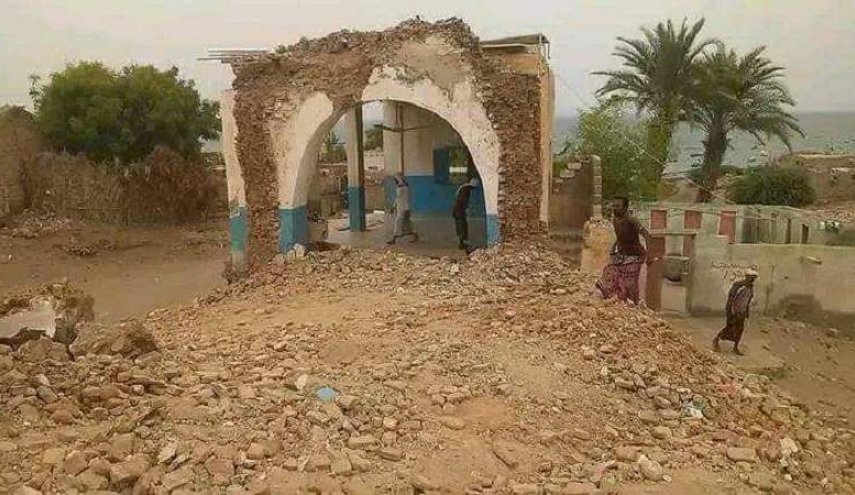 وزارة الثقافة اليمنية تدين تدمير مسجد أثري في الحديدة