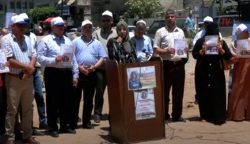 تجمع در غزه در اعتراض به سفر بایدن به فلسطین اشغالی
