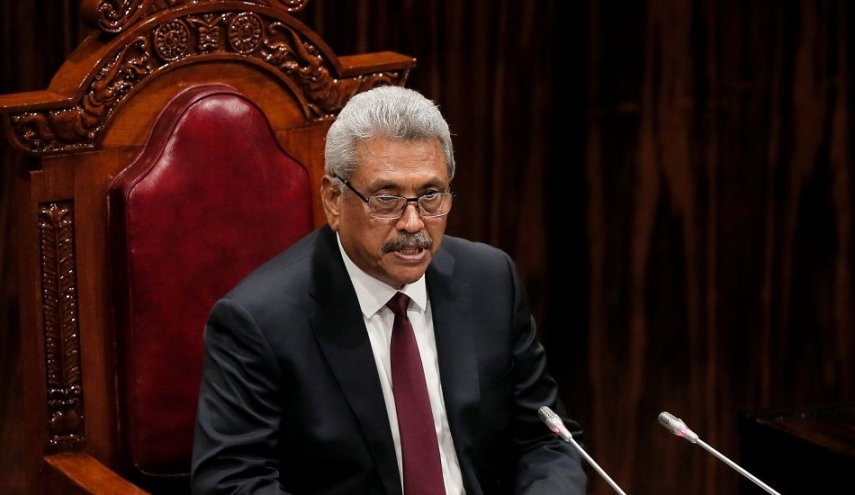 رئيس برلمان سريلانكا يعلن قبول استقالة راجاباكسا