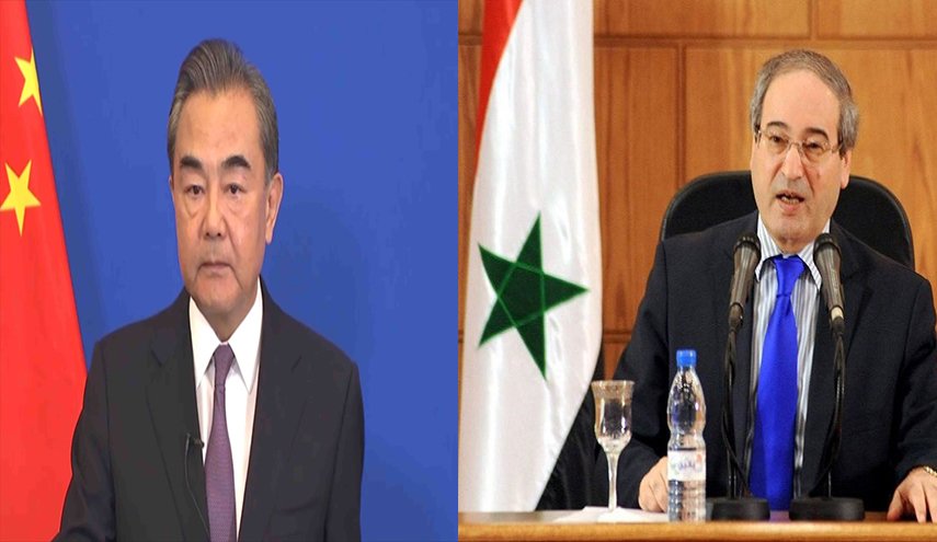 وزيرا خارجية سوريا والصين يبحثان عبر الفيديو تعزيز العلاقات بين البلدين