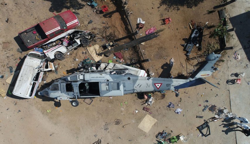 تحطم هليكوبتر من طراز بلاك هوك وسقوط 14 ضحية في المكسيك