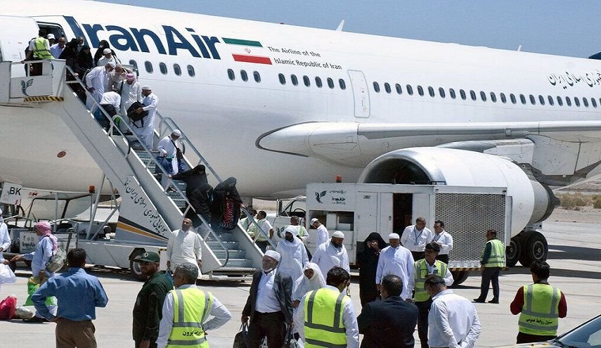 بدء عودة الحجاج الإيرانيين من مطار المدينة المنورة