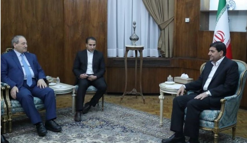 ايران وسوريا تؤكدان على ضرورة تعزيز العلاقات بينهما في مختلف المجالات
