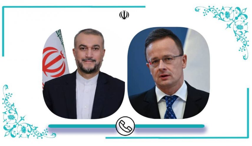 گفتگوی تلفنی وزرای امور خارجه جمهوری اسلامی ایران و مجارستان
