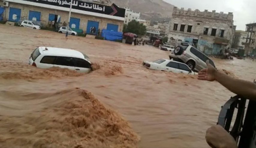 وفاة 6 أشخاص في جبل الشرق جراء السيول في ذمار اليمنية