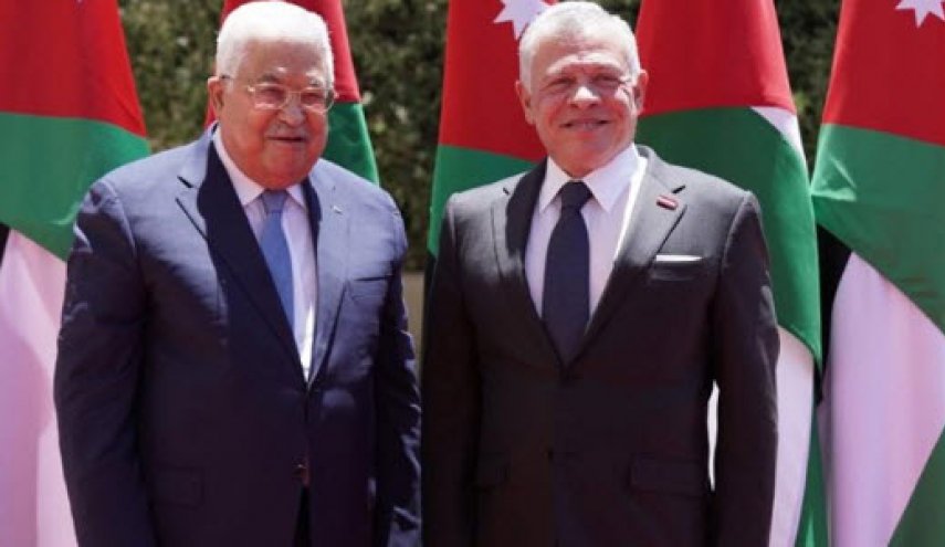 رئیس تشکیلات خودگردان فلسطین و شاه اردن دیدار کردند
