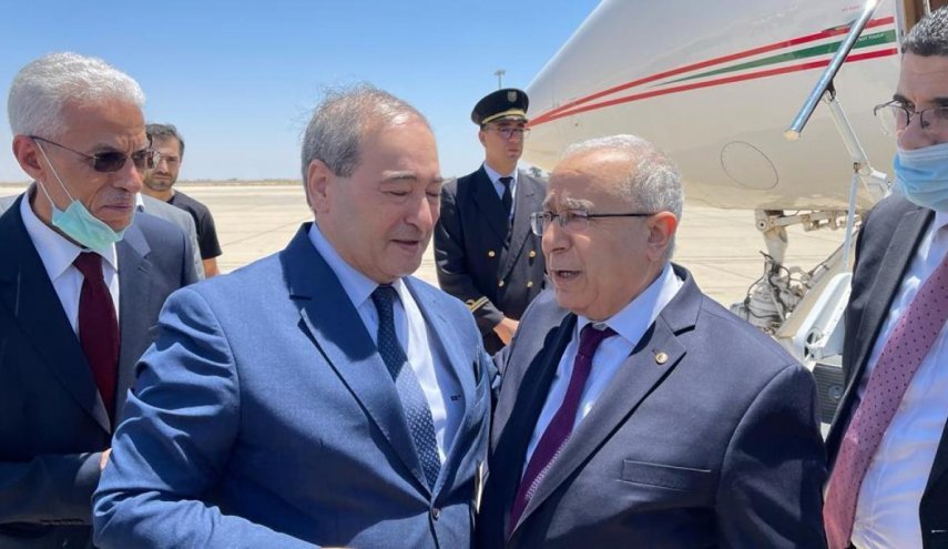 وزیر خارجه الجزایر وارد سوریه شد