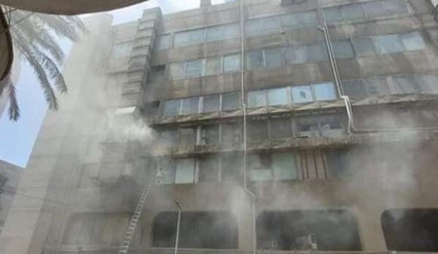 آتش سوزی هتلی در میدان التحریر قاهره