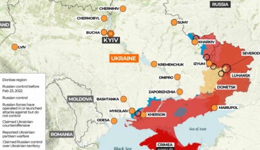 احتمال جابه‌جایی نیروهای روسیه از شمال به جنوب دونباس