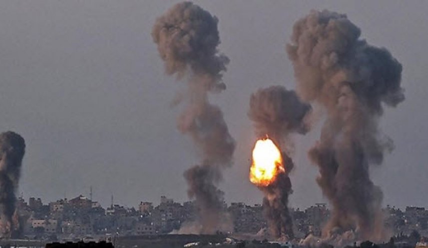 ریختن 16 تن بمب بر سر مردم غزه در اولین روز حمله به این منطقه
