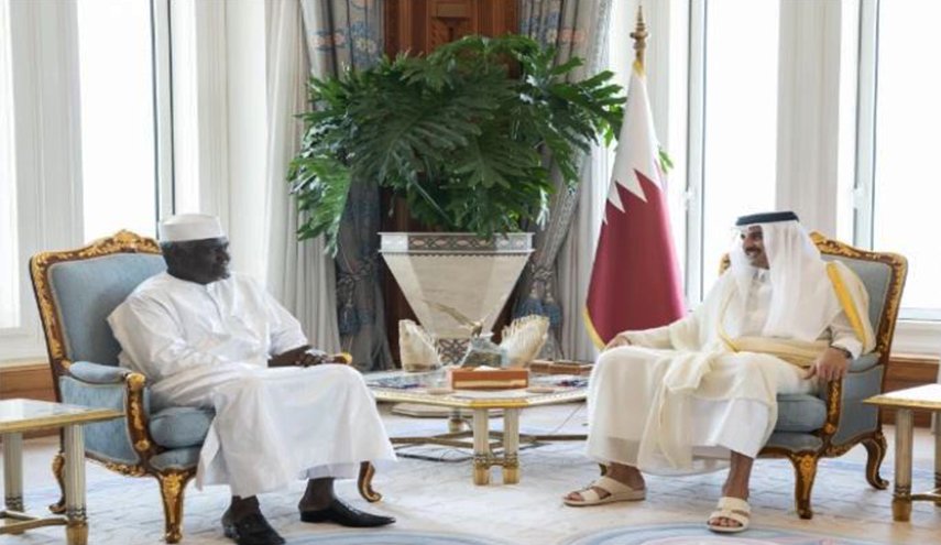 أمير قطر يستقبل رئيس مفوضية الاتحاد الأفريقي