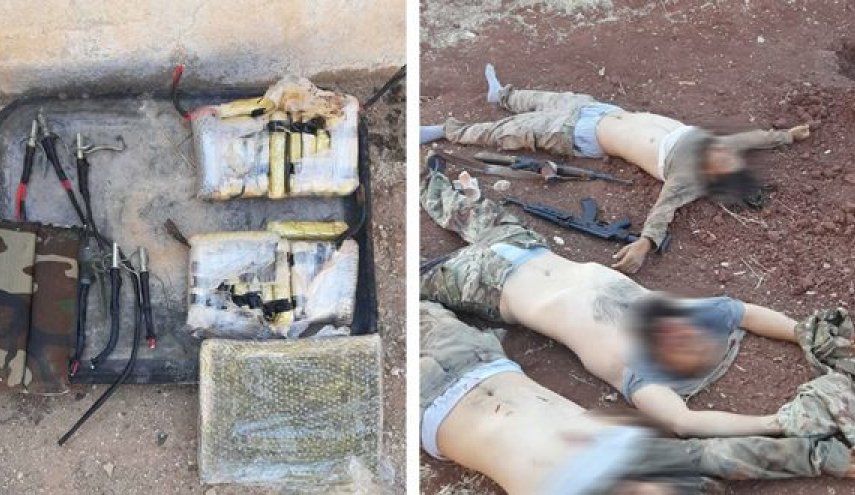 الجيش السوري يعلن مقتل مجموعات ارهابية انغماسية في ريف ادلب