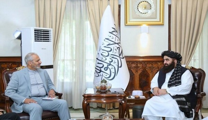 دیدار وزیر خارجه طالبان با مقامات سفارت ایران در افغانستان