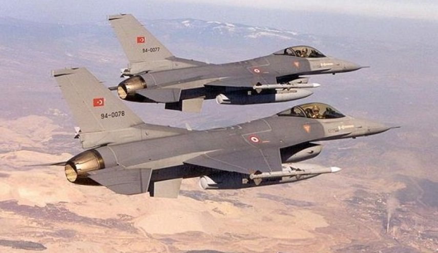 حمله جنگنده های ترکیه به سوریه