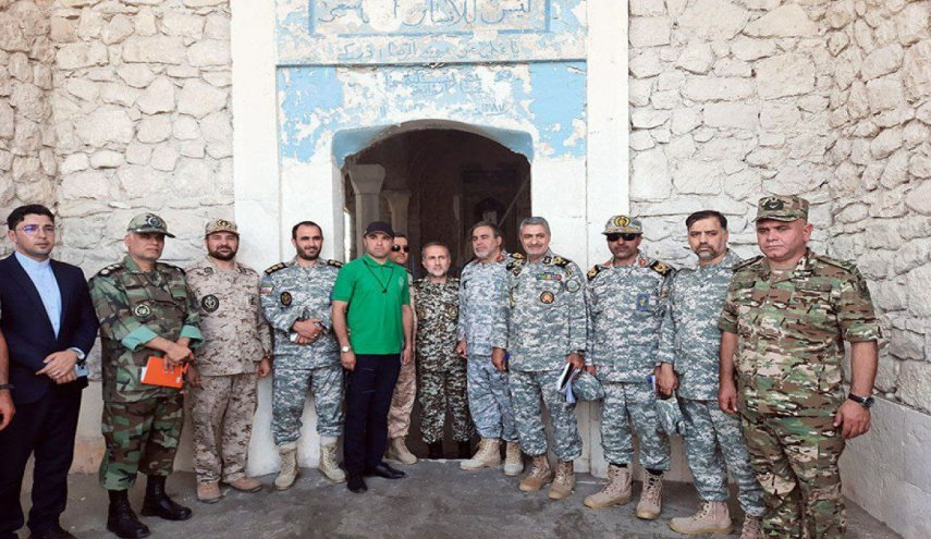 بازدید هیأت نظامی ایران از مناطق آزاد شده قره باغ