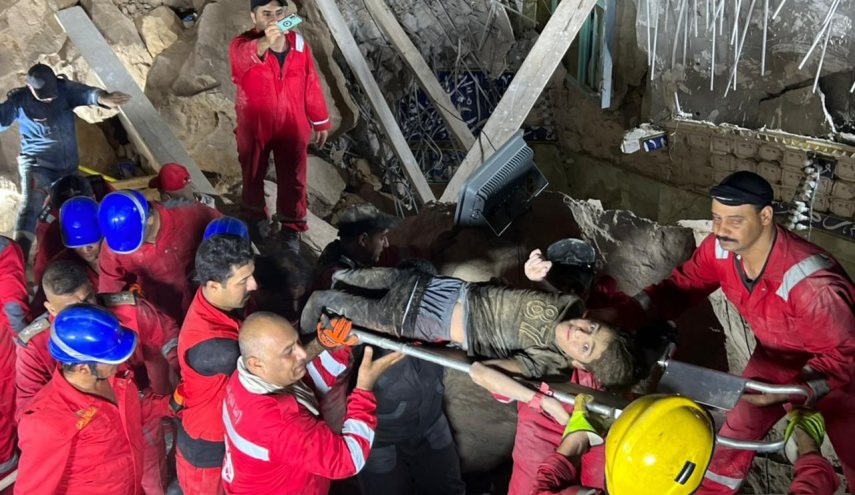 ادامه تلاش ها برای نجات زیر آوار ماندگان در زیارتگاهی نزدیک کربلا