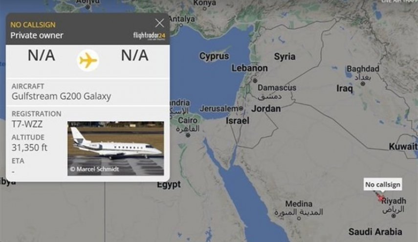 هواپیمای اسرائیلی در فرودگاه ریاض به زمین نشست