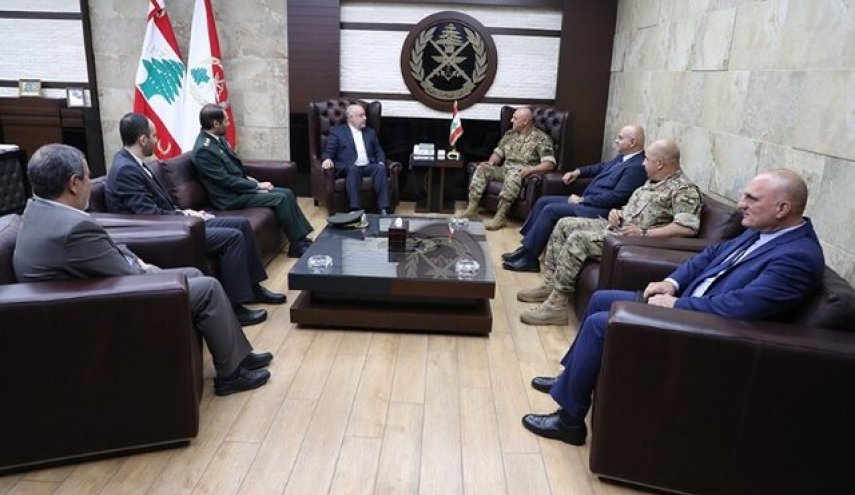 دیدار سفیر ایران با فرمانده ارتش لبنان