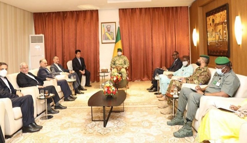 امیرعبداللهیان با رئیس دولت انتقالی جمهوری مالی دیدار کرد