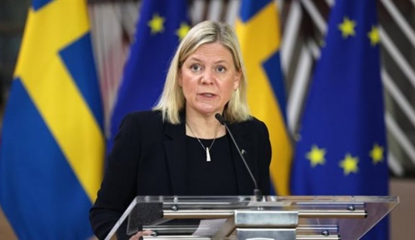 رئيسة وزراء السويد: لا شراكة مع من يلوحون براية حزب العمال الكردستاني

