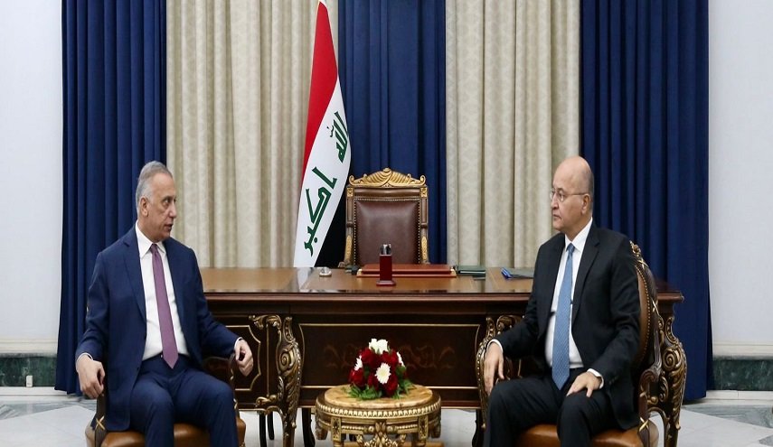 صالح والكاظمي يؤكدان أهمية الحوار الجاد لإنهاء أزمة العراق