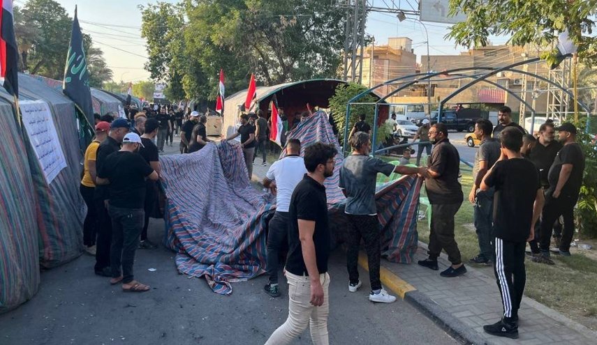 'الاطار التنسيقي' يعلن انهاء الاعتصام وسط بغداد