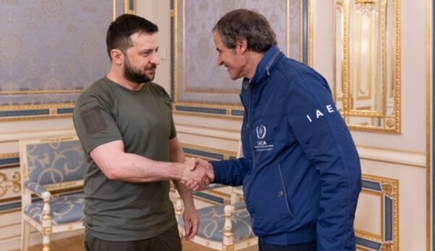 «رافائل گروسی» با رئیس جمهور اوکراین دیدار کرد