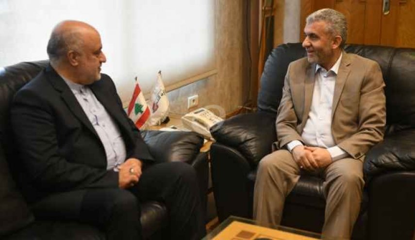 وزير العمل اللبناني والسفير الإيراني يبحثان العلاقات الثنائية بين البلدين