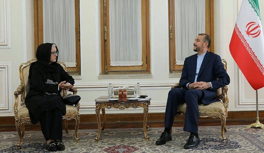 أميرعبداللهيان يلتقي مديرة مكتب اليونسكو الإقليمي في إيران