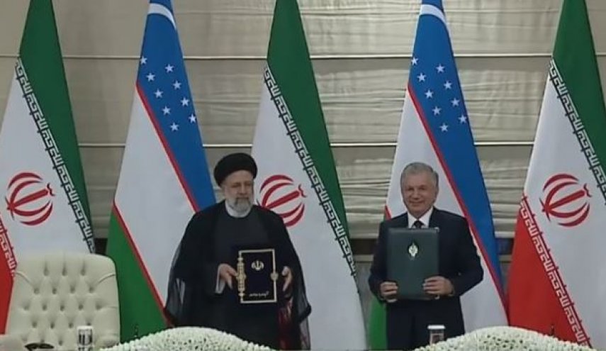 تبادل 17 سند همکاری بین ایران و ازبکستان/ رؤسای جمهور دو کشور بیانیه مشترک را امضا کردند
